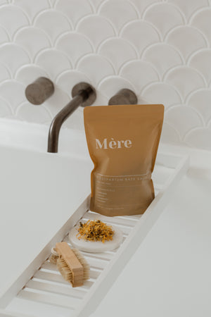 Postpartum Bath Salts 350gm - Mere Botanicals